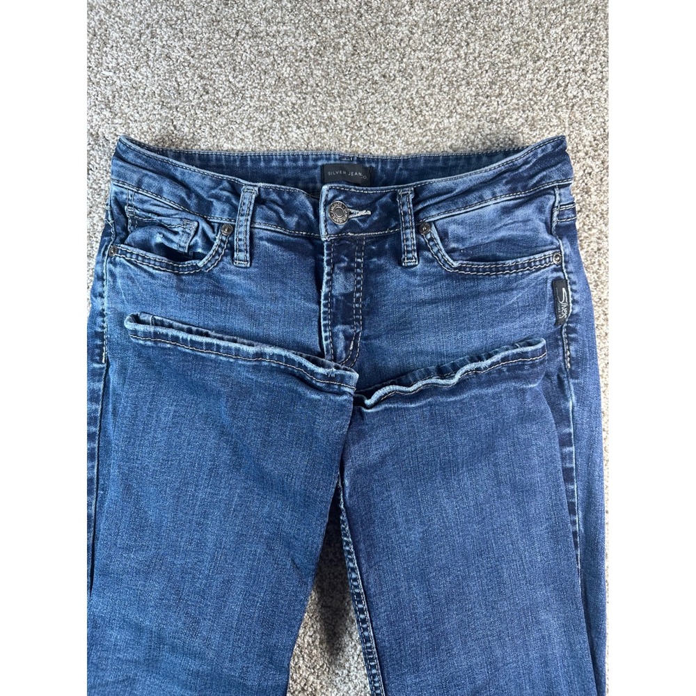 Silver Jeans Suki Slim Bootcut W30 L33 Medium Wash Blue Denim L93616SSX464